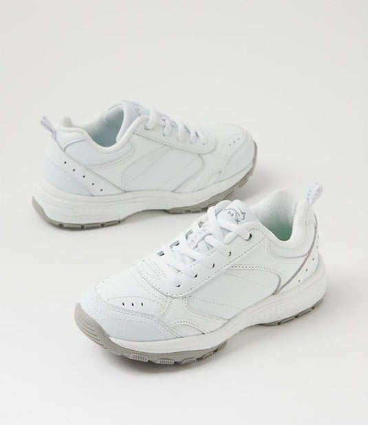 LYNX Elite Junior E Lace Up Leather Sneakers