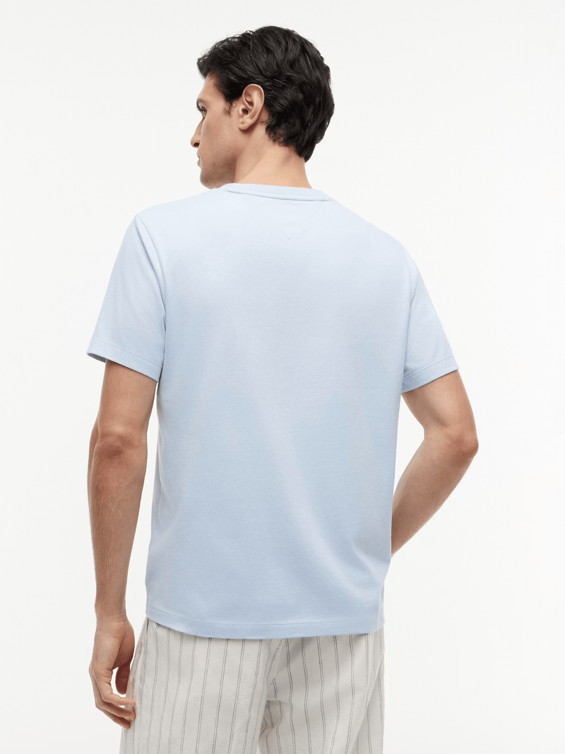 Load image into Gallery viewer, Tommy Hilfiger Mens Essential Solid Tee - Breezy Blue
