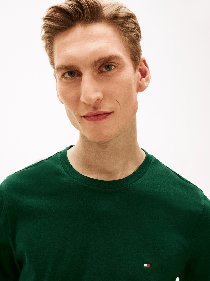 Load image into Gallery viewer, Tommy Hilfiger Mens Essential Solid Tee - Nocturnal Green
