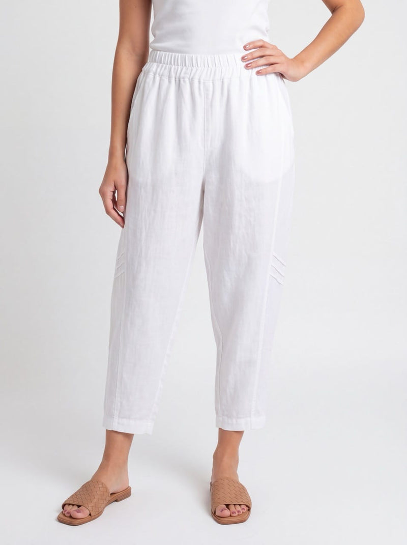 Load image into Gallery viewer, E.Talia Womens Linen Comfort 3/4 Pants
