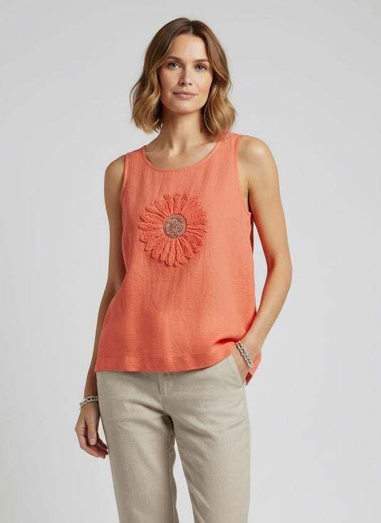 E.Talia Womens Cielo Bloom Cami