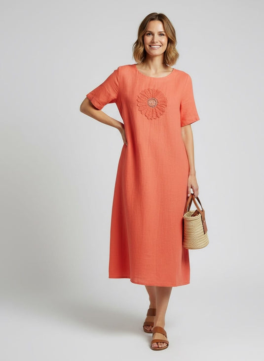 E.Talia Womens Cielo Bloom Dress