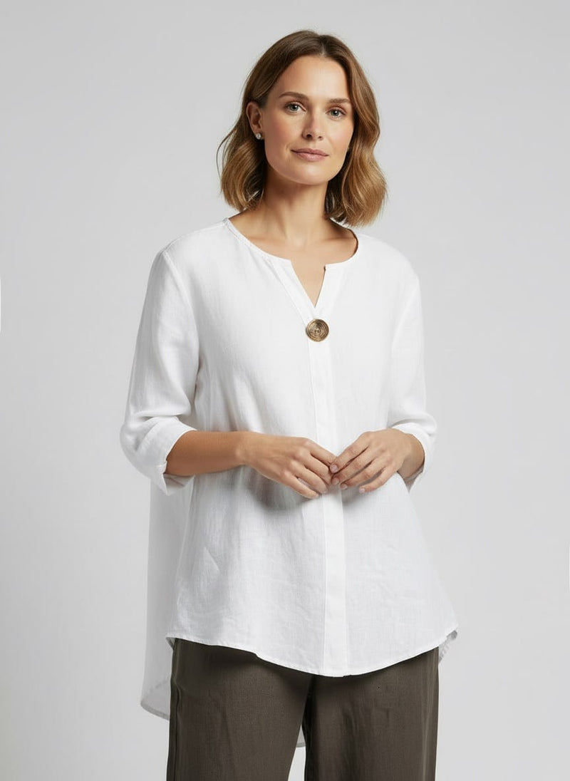 Load image into Gallery viewer, E.Talia Womens Chiara Lino Top
