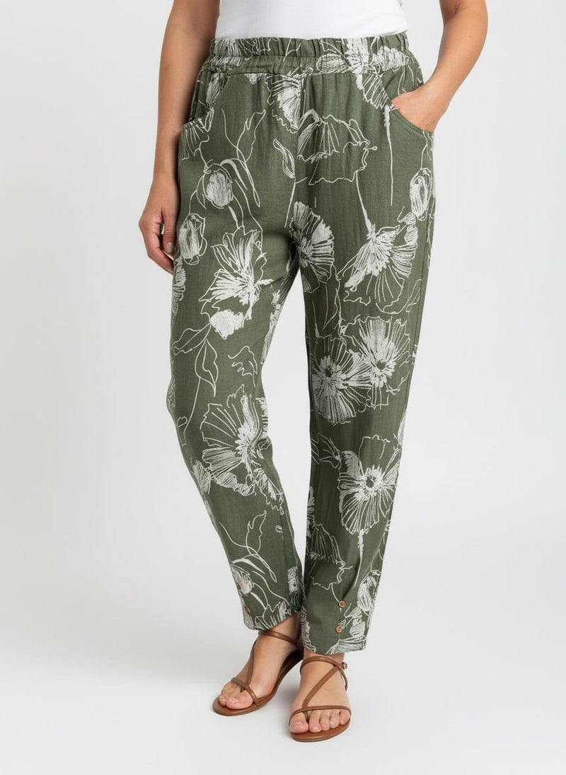 Load image into Gallery viewer, E.Talia Womens Luxe Petal 7/8th Pants
