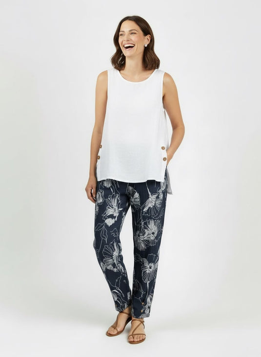 E.Talia Womens Luxe Petal 7/8th Pants