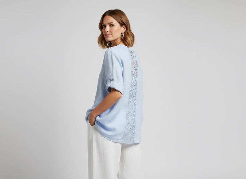 Load image into Gallery viewer, E.Talia Womens Dolce Lace Shirt

