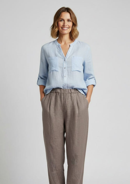 E.Talia Womens Dolce Lace Shirt