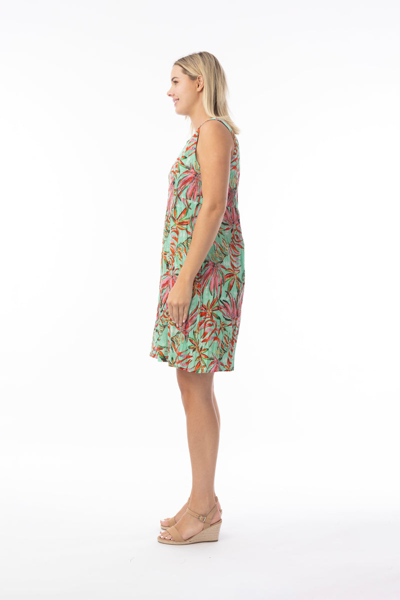 Load image into Gallery viewer, Orientique Womens Equador Dress Side Panel Sleeveless
