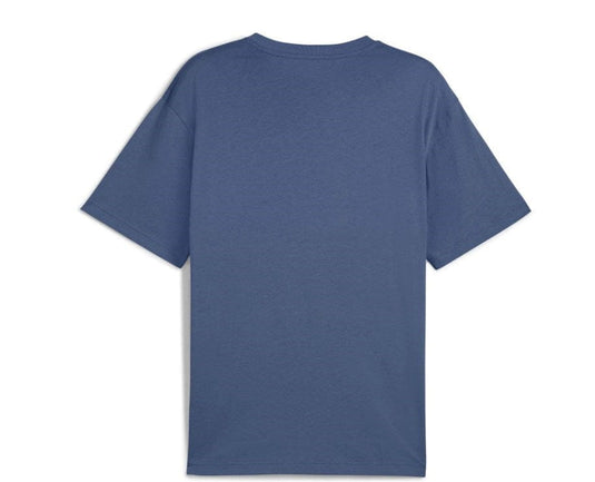 Puma Mens Essentials Relaxed Small No 1 Logo Tee - Dark Indigo