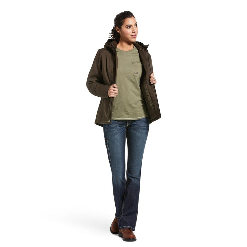 Load image into Gallery viewer, Ariat Womens Rebar DuraCanvas Insulated Jacket
