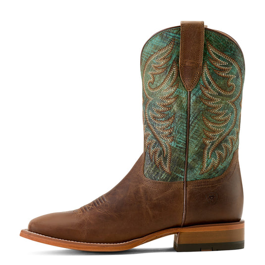 Ariat Mens Wiley Wide Square Toe Cowboy Boot