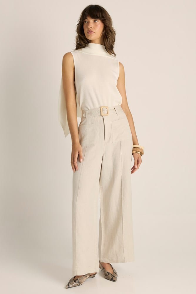 Load image into Gallery viewer, Fate &amp; Becker Womens Remi Raffia Pant
