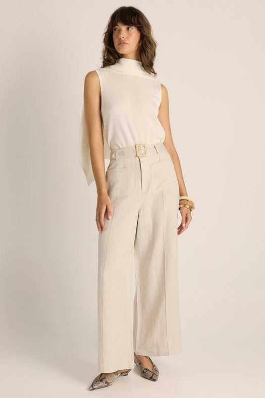 Fate & Becker Womens Remi Raffia Pant