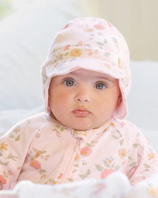 Toshi Kids Flap Cap Harvest - Cottage Garden