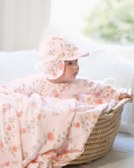 Toshi Kids Flap Cap Harvest - Cottage Garden