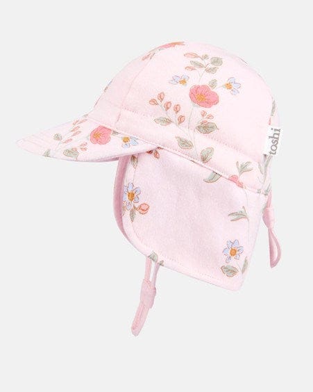 Load image into Gallery viewer, Toshi Kids Flap Cap Harvest - Cottage Garden
