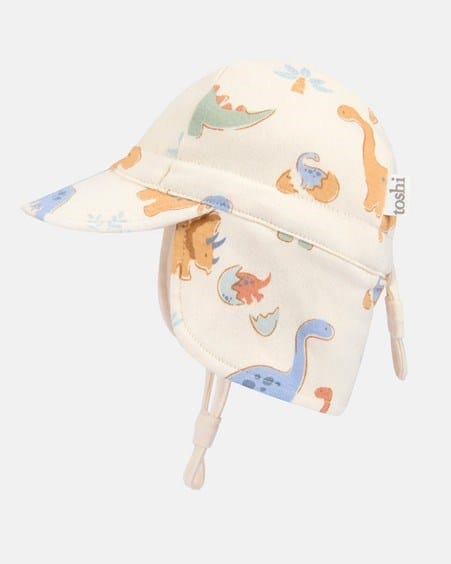 Toshi Kids Flap Cap Harvest - Dino Bubs
