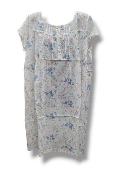 French Country Womens Nightie Cap 100 Poppy Daisy