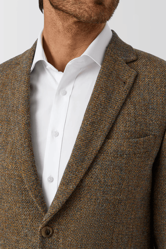 Cambridge Men's Harris Tweed Jacket - Tobacco