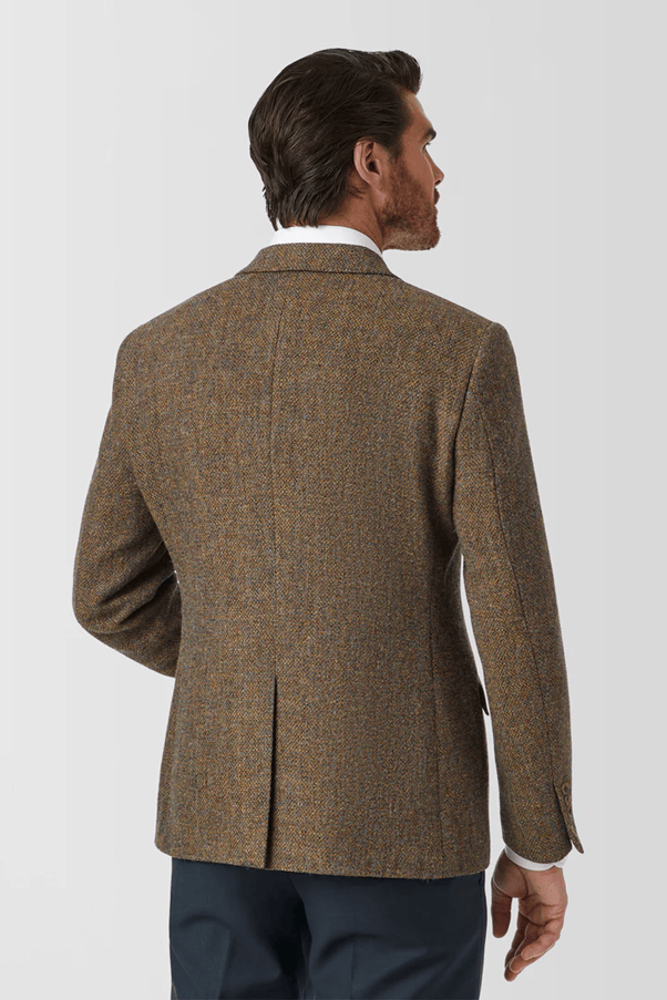 Load image into Gallery viewer, Cambridge Men's Harris Tweed Jacket - Tobacco
