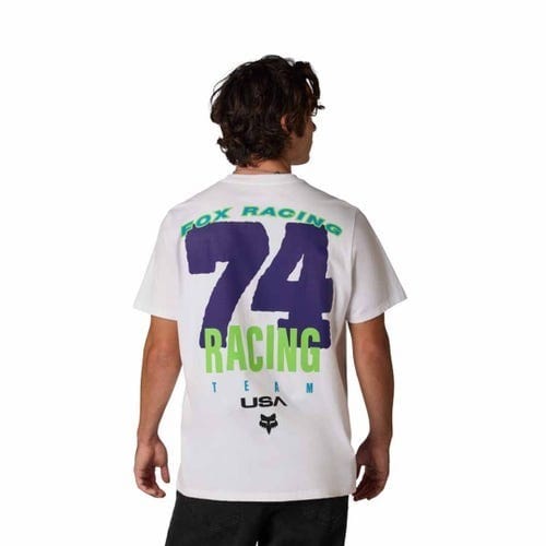 Fox Mens Hardcore 195 Original Short Sleeve Tee - White