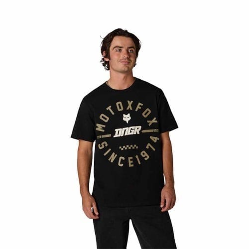 Fox Mens DNGR 195 Original Short Sleeve Tee - Black
