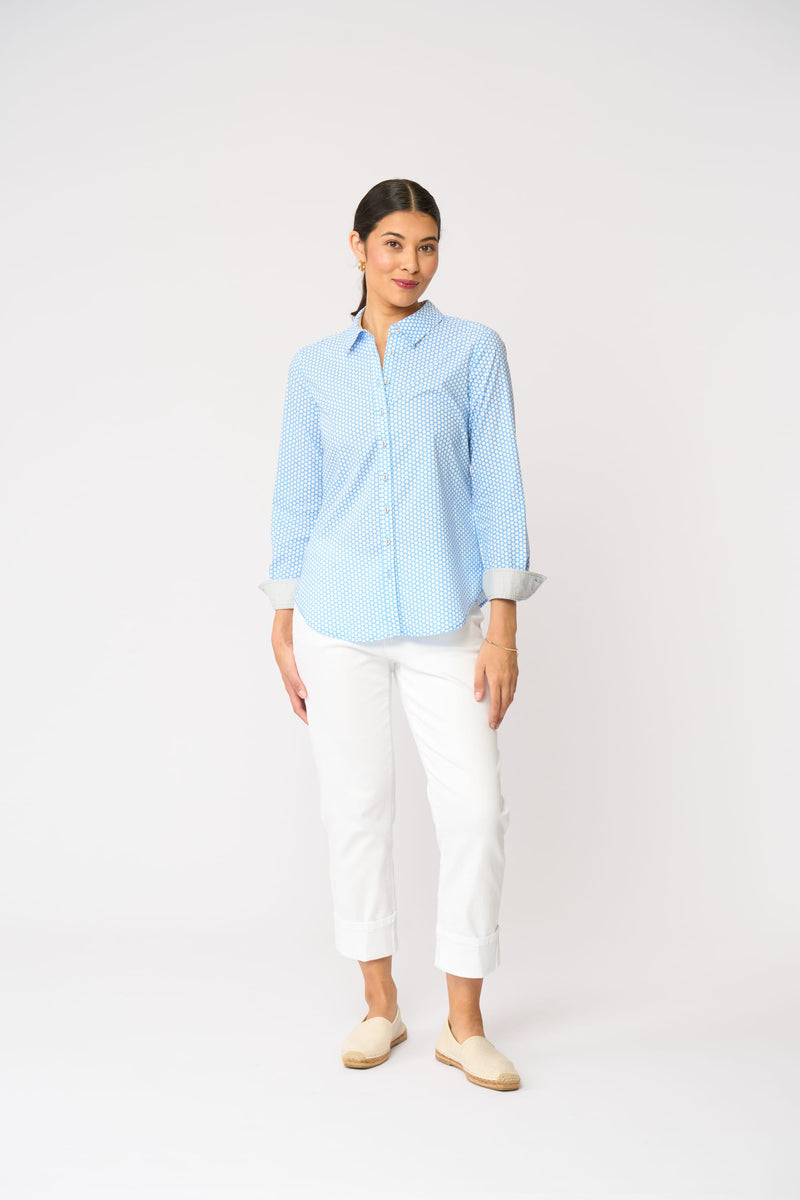 Load image into Gallery viewer, Foil Womens All Class Shirt - Dot It Blue
