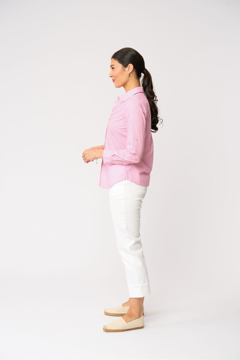 Load image into Gallery viewer, Foil Womens All Class Shirt - Dot It Pink
