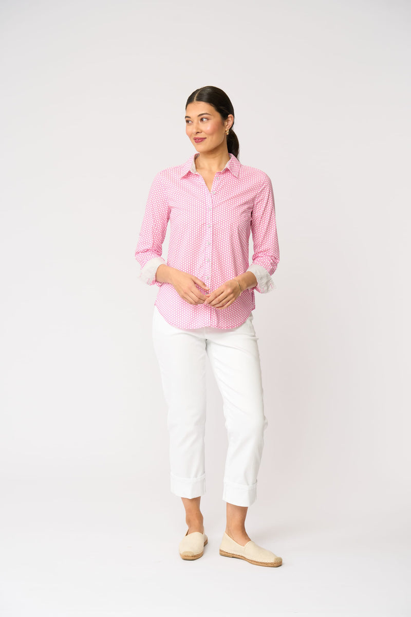 Load image into Gallery viewer, Foil Womens All Class Shirt - Dot It Pink
