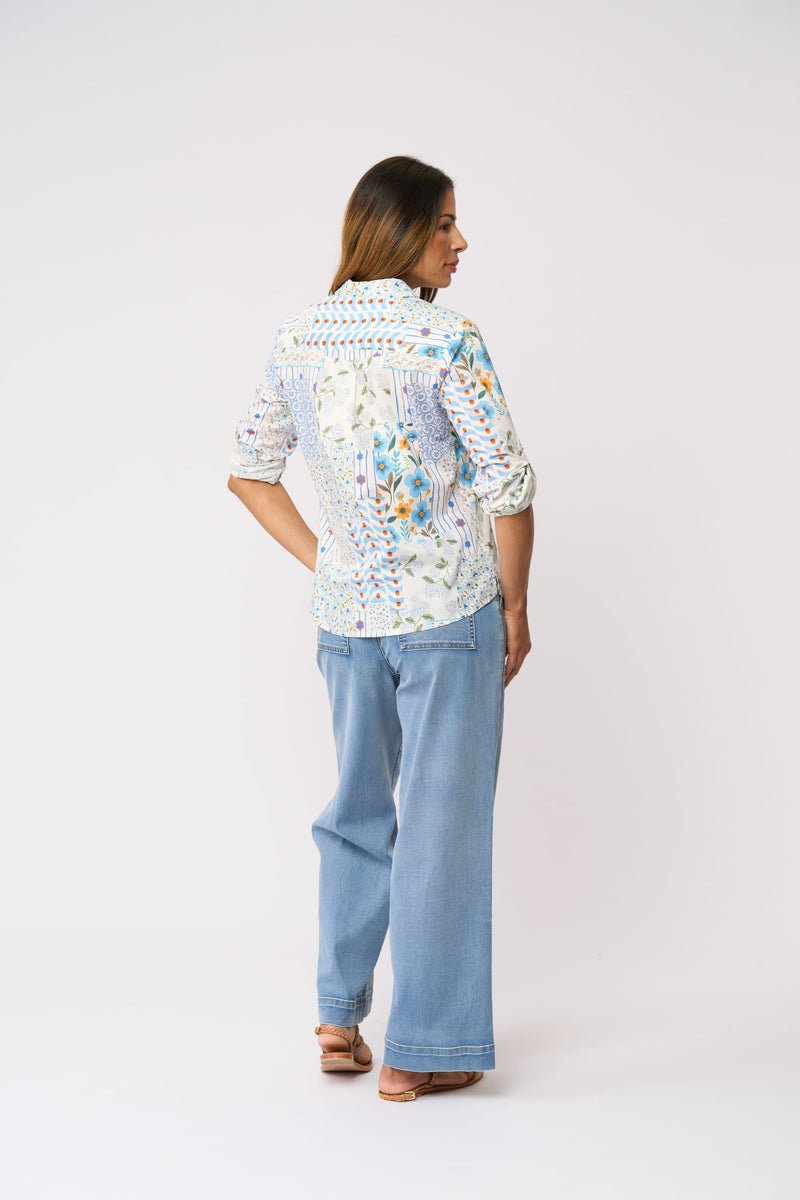 Load image into Gallery viewer, Foil Womens All Class Shirt - Flower Patch
