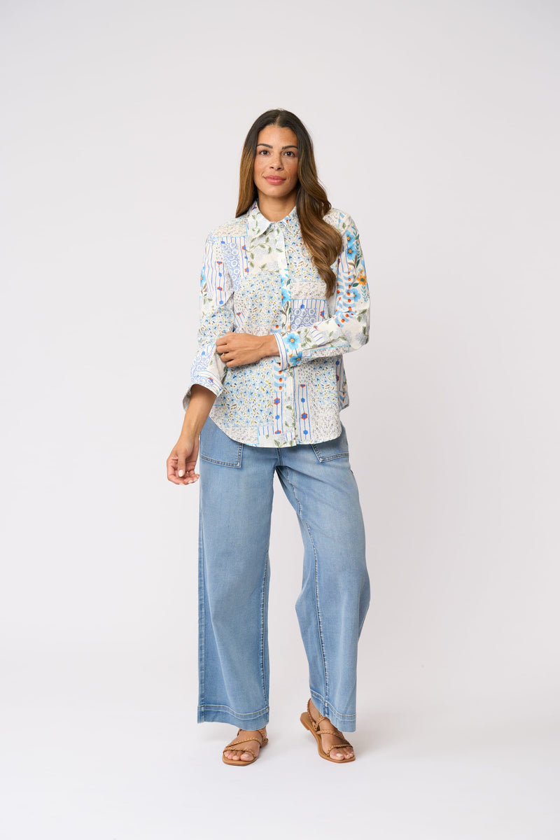 Load image into Gallery viewer, Foil Womens All Class Shirt - Flower Patch

