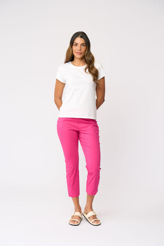 Foil Womens Fuss Free Capri - Flamingo