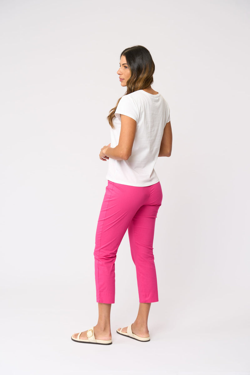 Load image into Gallery viewer, Foil Womens Fuss Free Capri - Flamingo
