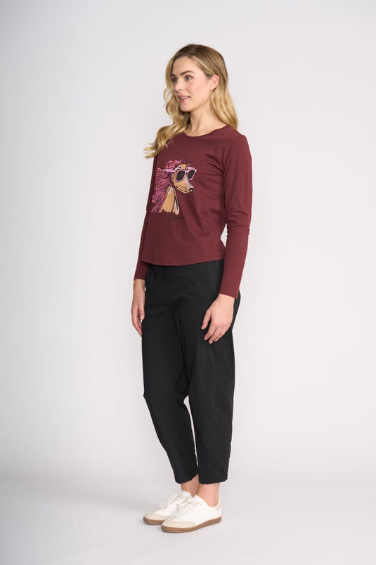 Foil Womens Art and Soul Top - Pucci
