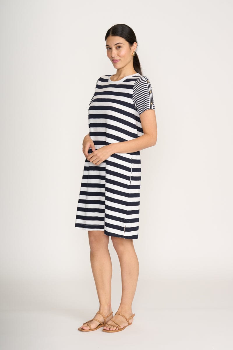 Load image into Gallery viewer, Foil Womens Worth The Hype Dress - Stripe Mix
