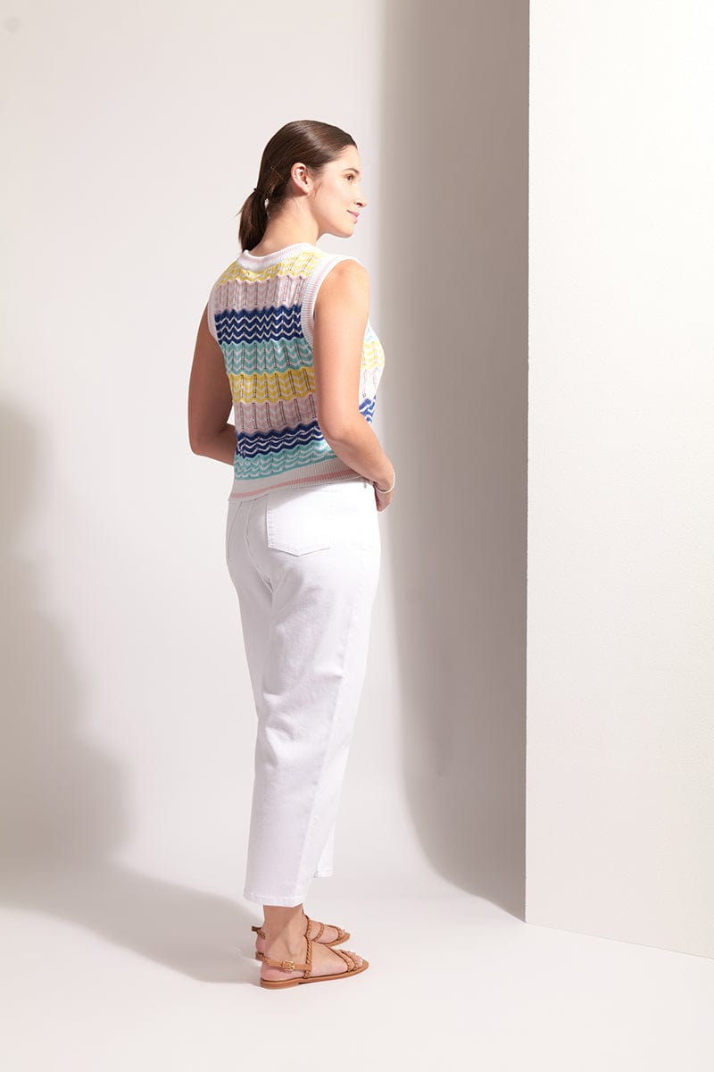 Load image into Gallery viewer, Foil Womens Say Hello Tank - Rainbow
