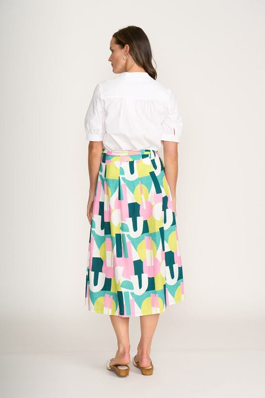 Foil Womens In The Bag Skirt - Spectrum