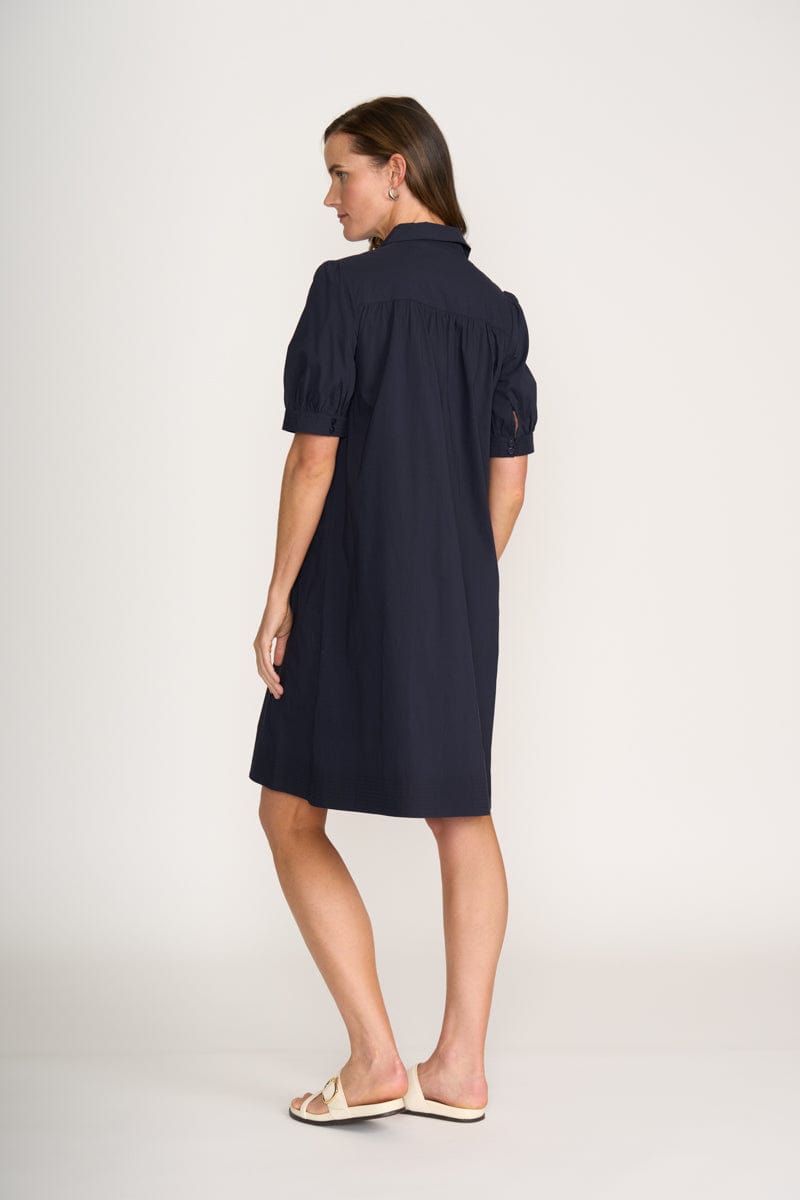 Load image into Gallery viewer, Foil Womens That&#39;s The Spirit Dress - True Navy

