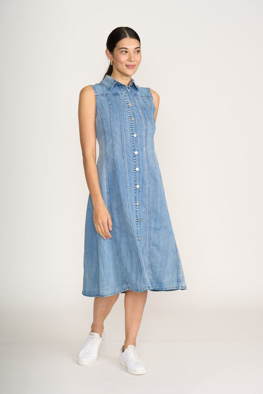 Foil Womens Jean-Eration Dress