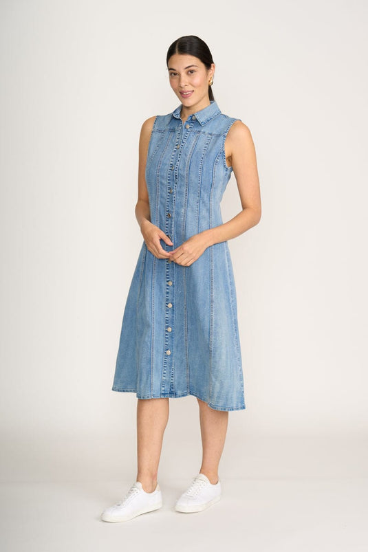 Foil Womens Jean-Eration Dress