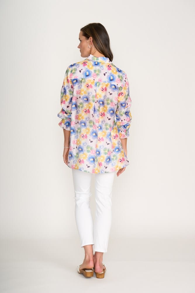 Load image into Gallery viewer, Foil Womens Blissful Top - Pansy
