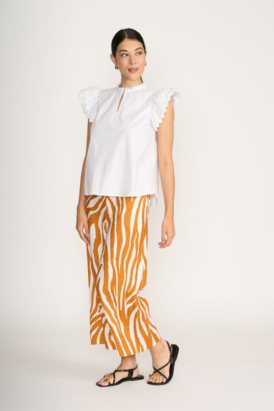 Foil Womens Swell Times Top - White