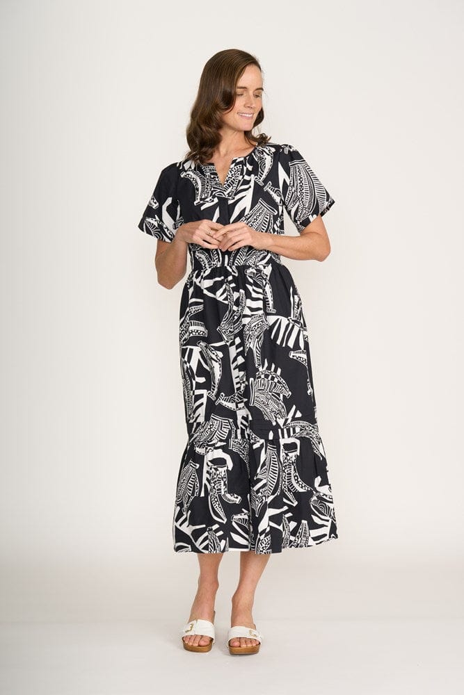 Load image into Gallery viewer, Foil Womens Joyous Dress - Going Bananas
