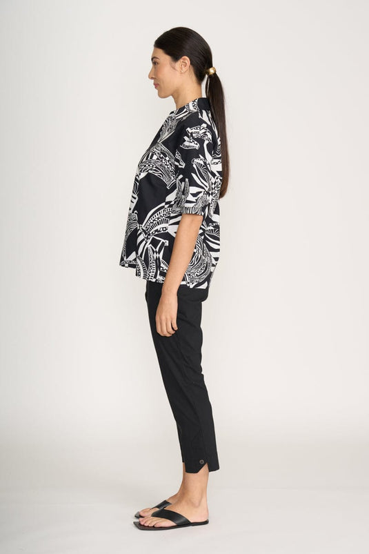Foil Womens Good Impression Top - Going Bananas