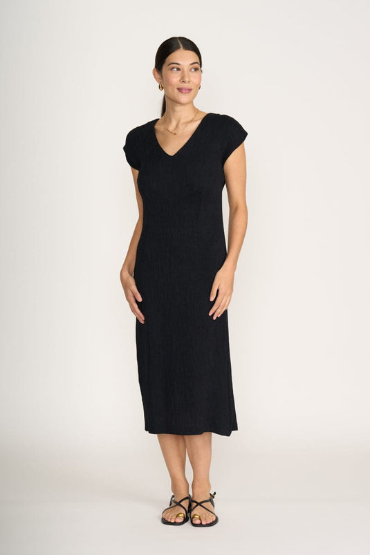 Foil Womens High Spirits Dress - Black