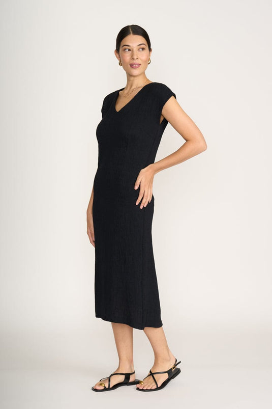 Foil Womens High Spirits Dress - Black