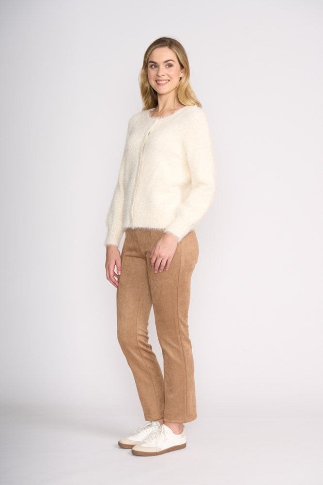 Load image into Gallery viewer, Foil Womens Fluffin' Cute Reversible Cardigan - Porcelain
