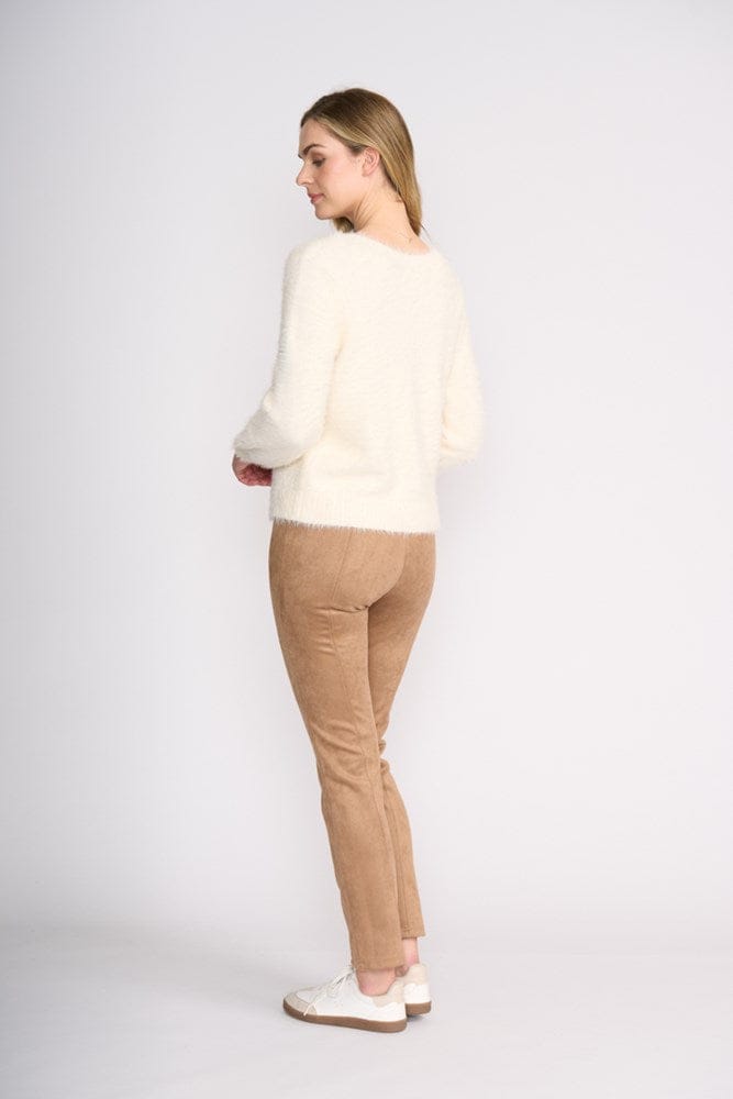 Load image into Gallery viewer, Foil Womens Fluffin' Cute Reversible Cardigan - Porcelain
