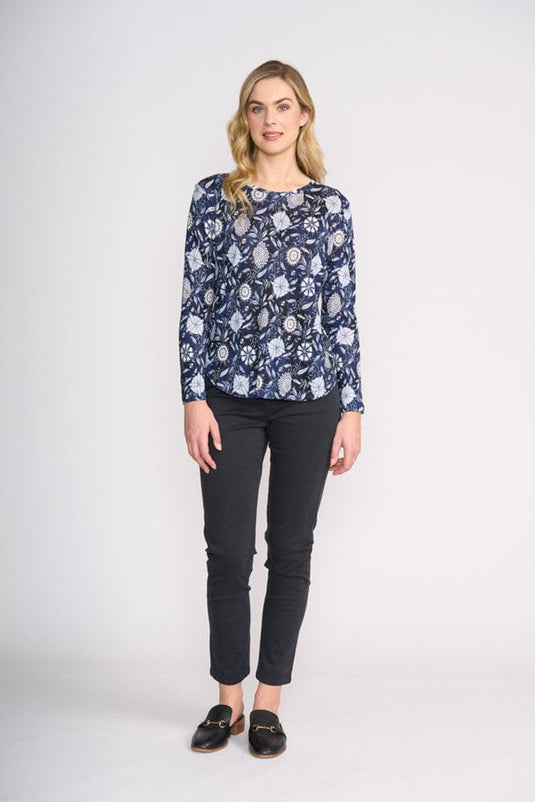 Foil Womens Holey Moley Trousers - Deep Indigo