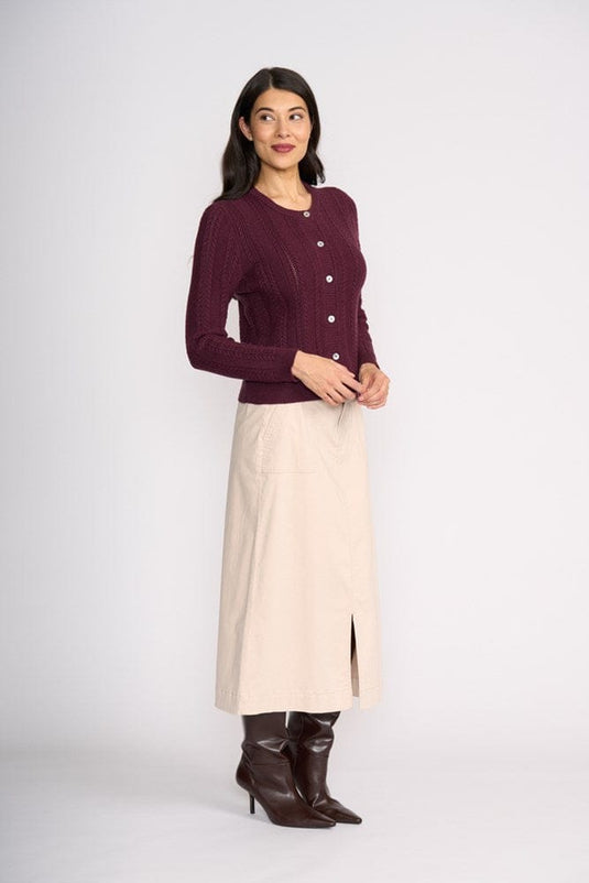 Foil Womens Suave Operator Skirt - Cashmere